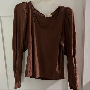 Nation LTD puff sleeve long sleeve